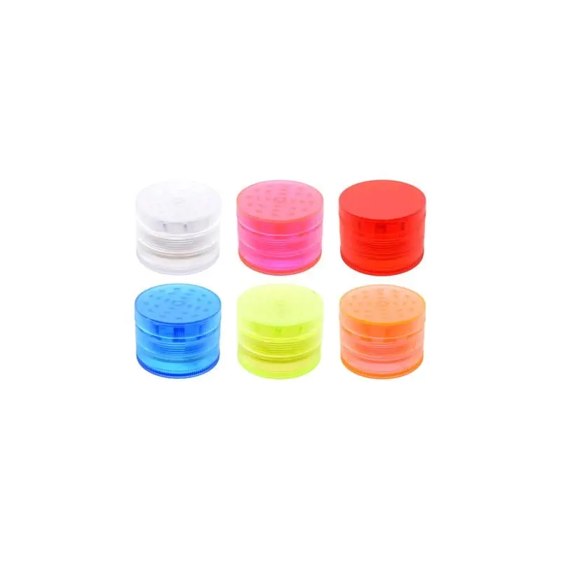 Młynek akrylowy RUBBER 4-częśc 5 cm MIX kolor