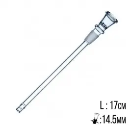 Cybuch długi z końcówką filtrującą 17cm 14,5mm