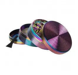 Metalowy Młynek 4-częściowy Opalizujący 60mm