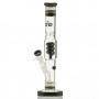 Bongo Grace Glass HAMMER Funky Twist Black 38 cm / 4 mm