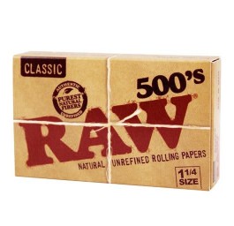 Bibułki RAW Classic 1 1/4 - 500 szt.