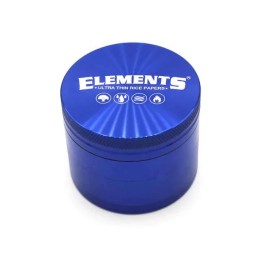 Metalowy Młynek 4-częściowy Elements Blue Mini 40 mm
