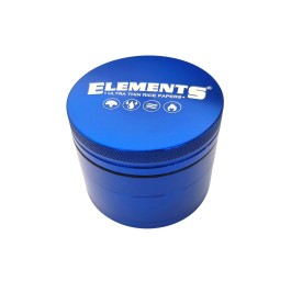 Metalowy Młynek 4-częściowy Elements Blue Large 60 mm