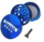 Metalowy Młynek 4-częściowy Elements Blue Large 60 mm