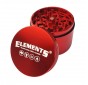 Metalowy Młynek 4-częściowy Elements Red Large 60 mm