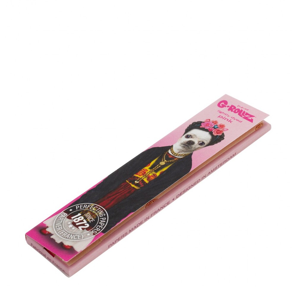 Bibułki G-Rollz Mexico Pink King Size