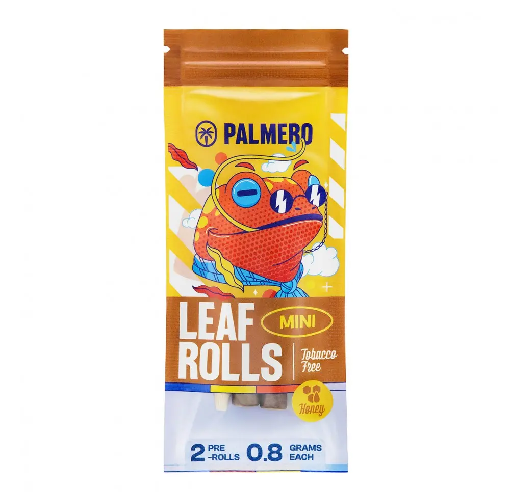 PALMERO HONEY Owijki z Liścia Palmowego - Eleganckie i Naturalne Palenie - 2 szt