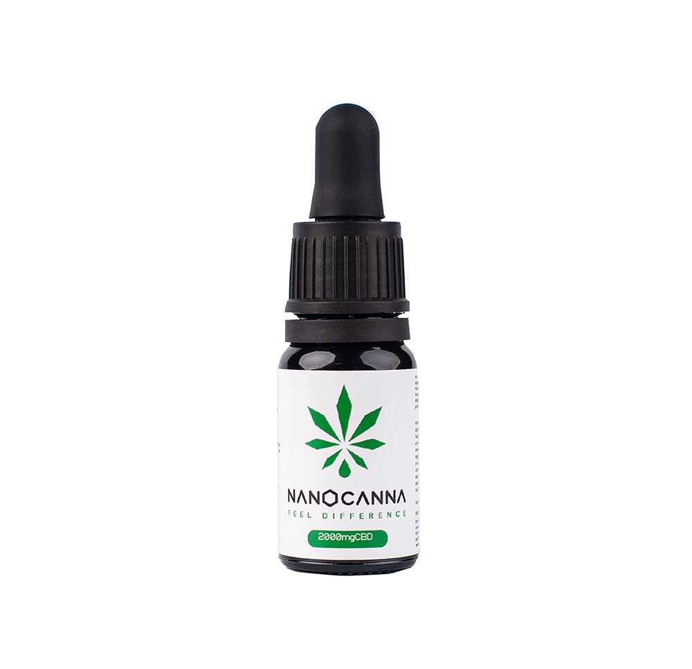 Olejek konopny Nanocanna Full Spectrum - 20% CBD CBGA 2000 mg 10ml