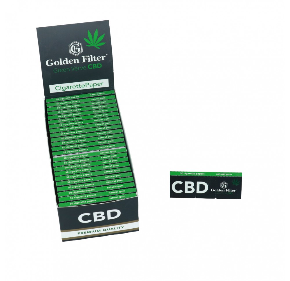 Bibułka Golden Filter CBD Short Black