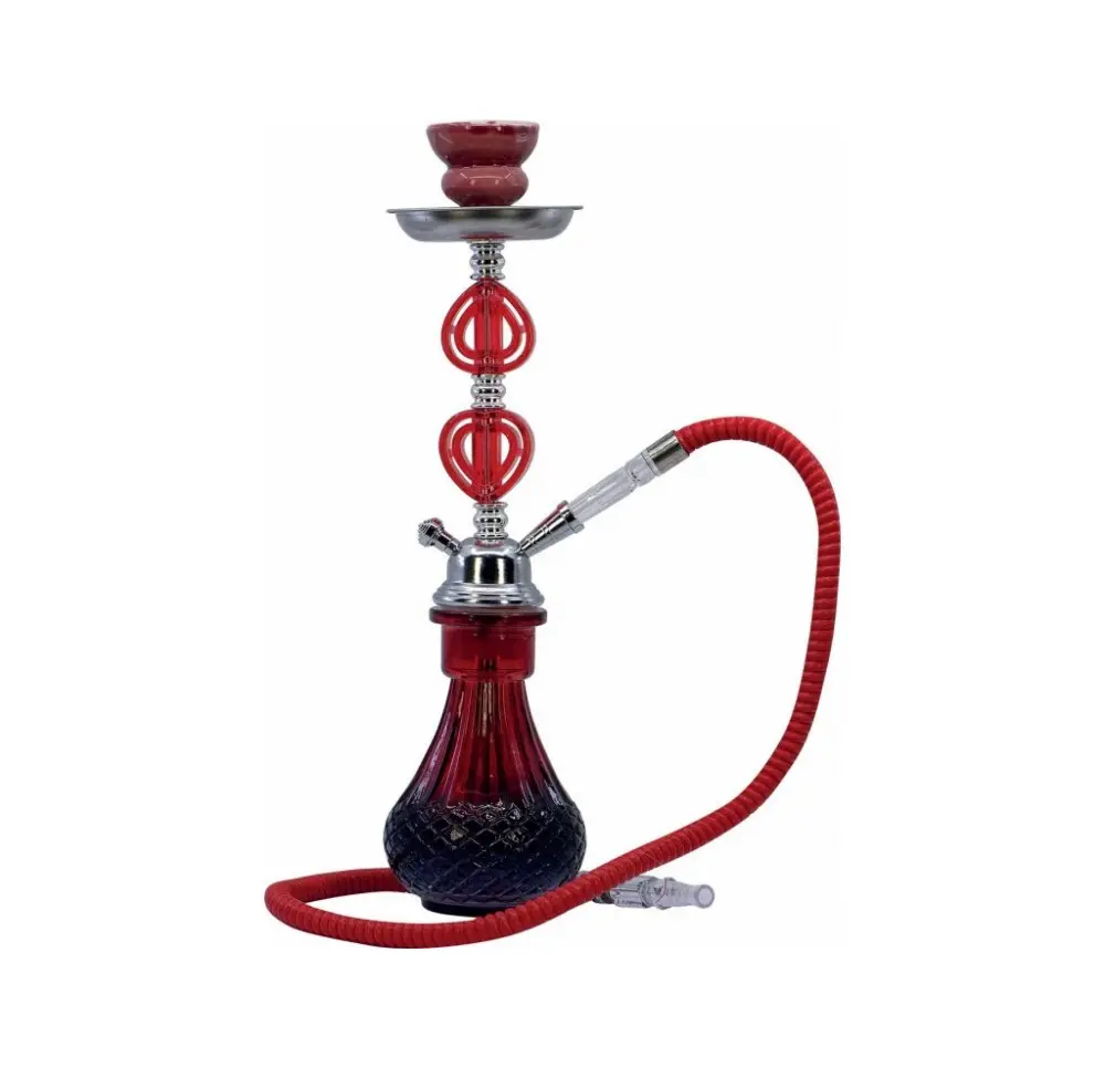 copy of Fajka wodna Shisha 1-wężowa Czacha Black 35 cm