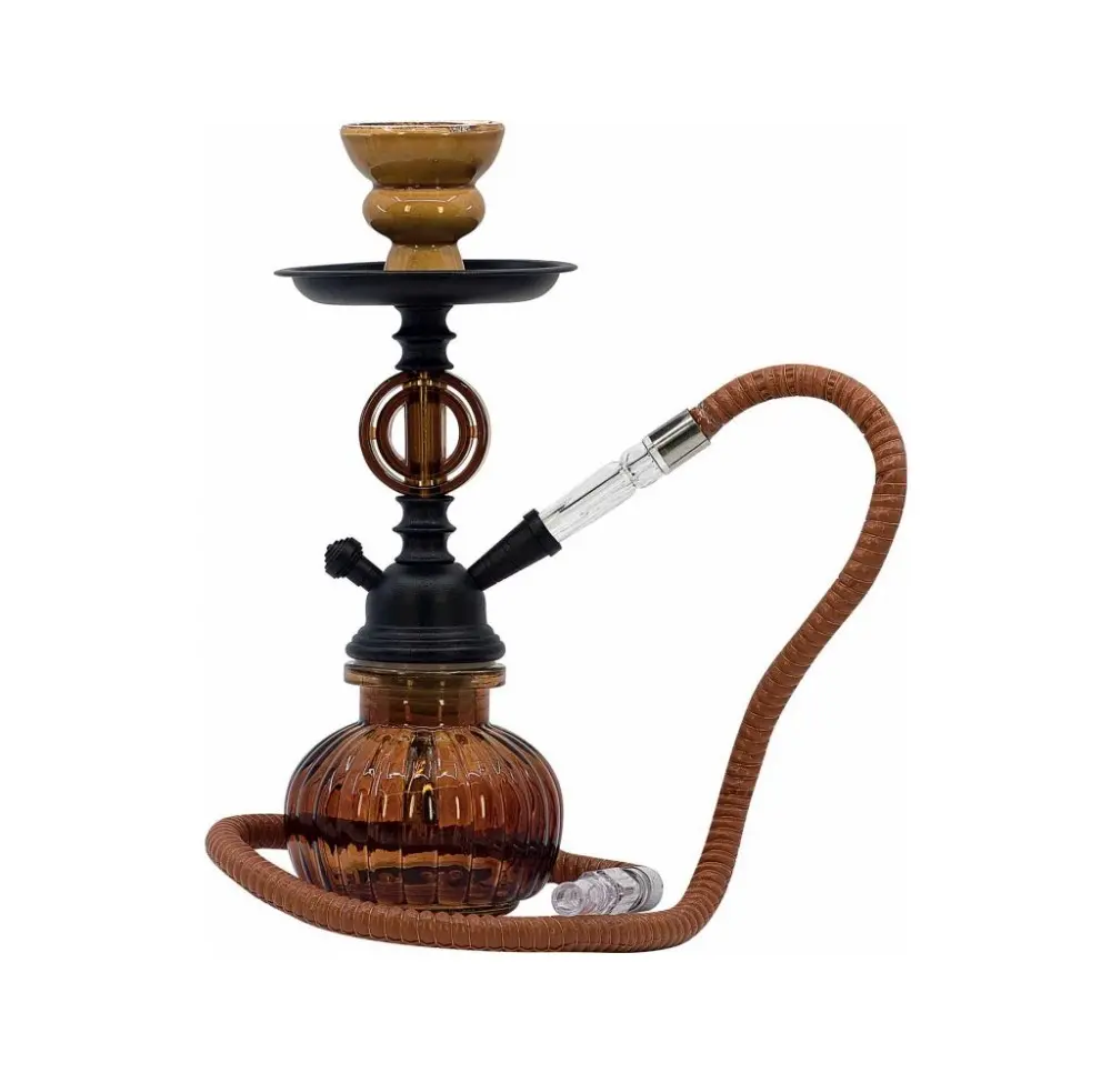 copy of Fajka wodna Shisha 1-wężowa Czacha Black 35 cm