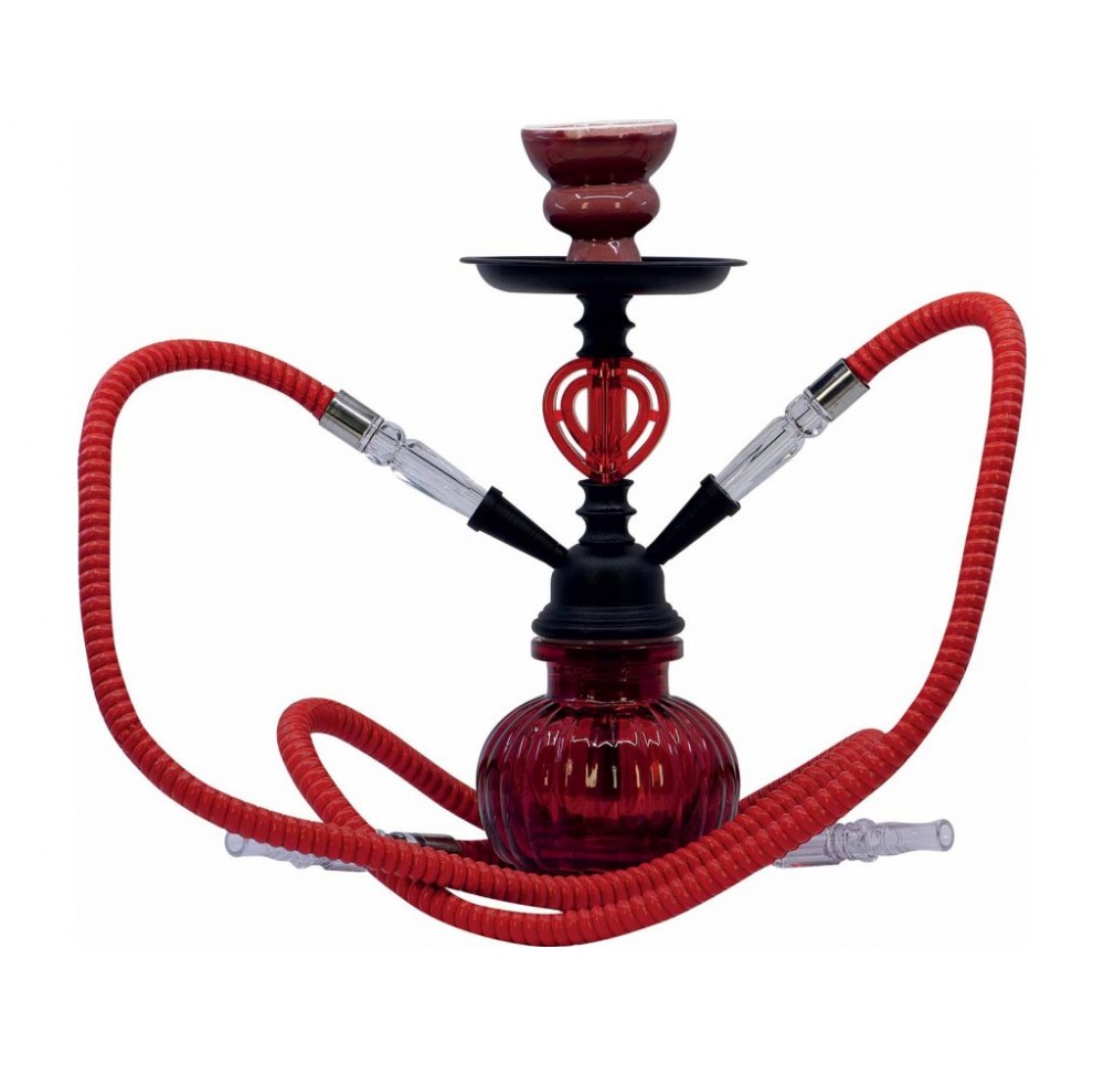 copy of Fajka wodna Shisha 1-wężowa Czacha Black 35 cm