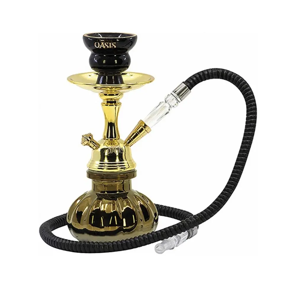 copy of Fajka wodna Shisha 1-wężowa Czacha Black 35 cm