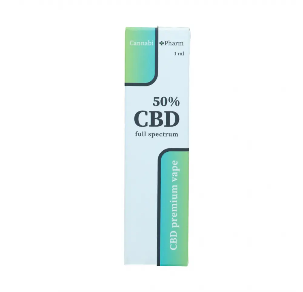 CannabiPharm Disposable CBD Vape 50% - Mango