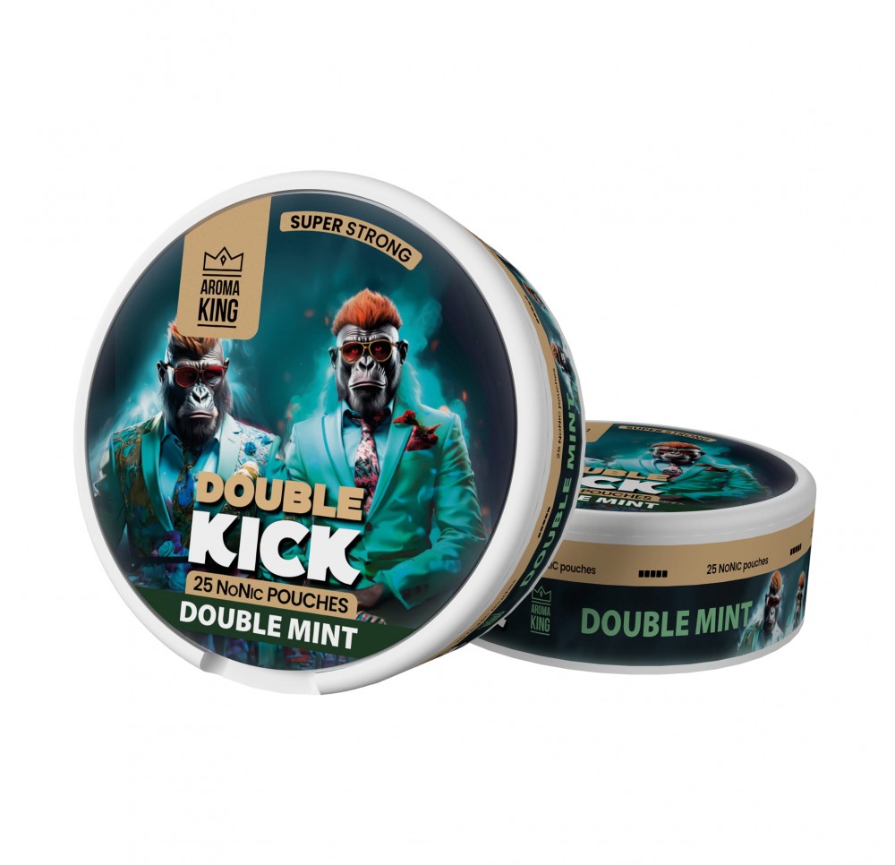 Aroma King - DOUBLE KICK NoNicotine 50mg/g - Double Mint