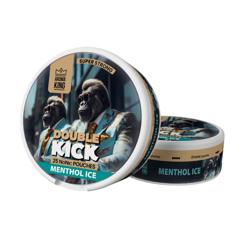 Aroma King - DOUBLE KICK NoNicotine 50mg/g - Menthol Ice