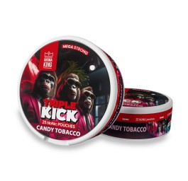 Aroma King - TRIPPLE KICK NoNicotine 100mg/g - Candy Tobacco