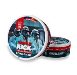 Aroma King - TRIPPLE KICK NoNicotine 100mg/g - Double Mint