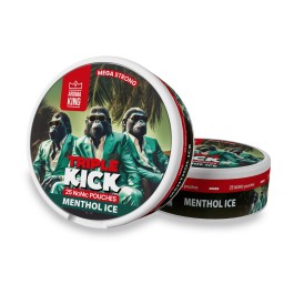 Aroma King - TRIPPLE KICK NoNicotine 100mg/g - Menthol Ice