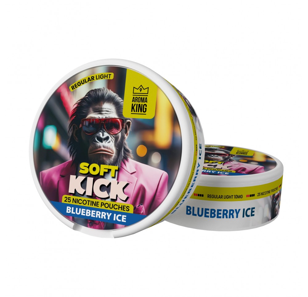 Aroma King - SOFT KICK 10mg/g - Blueberry Ice