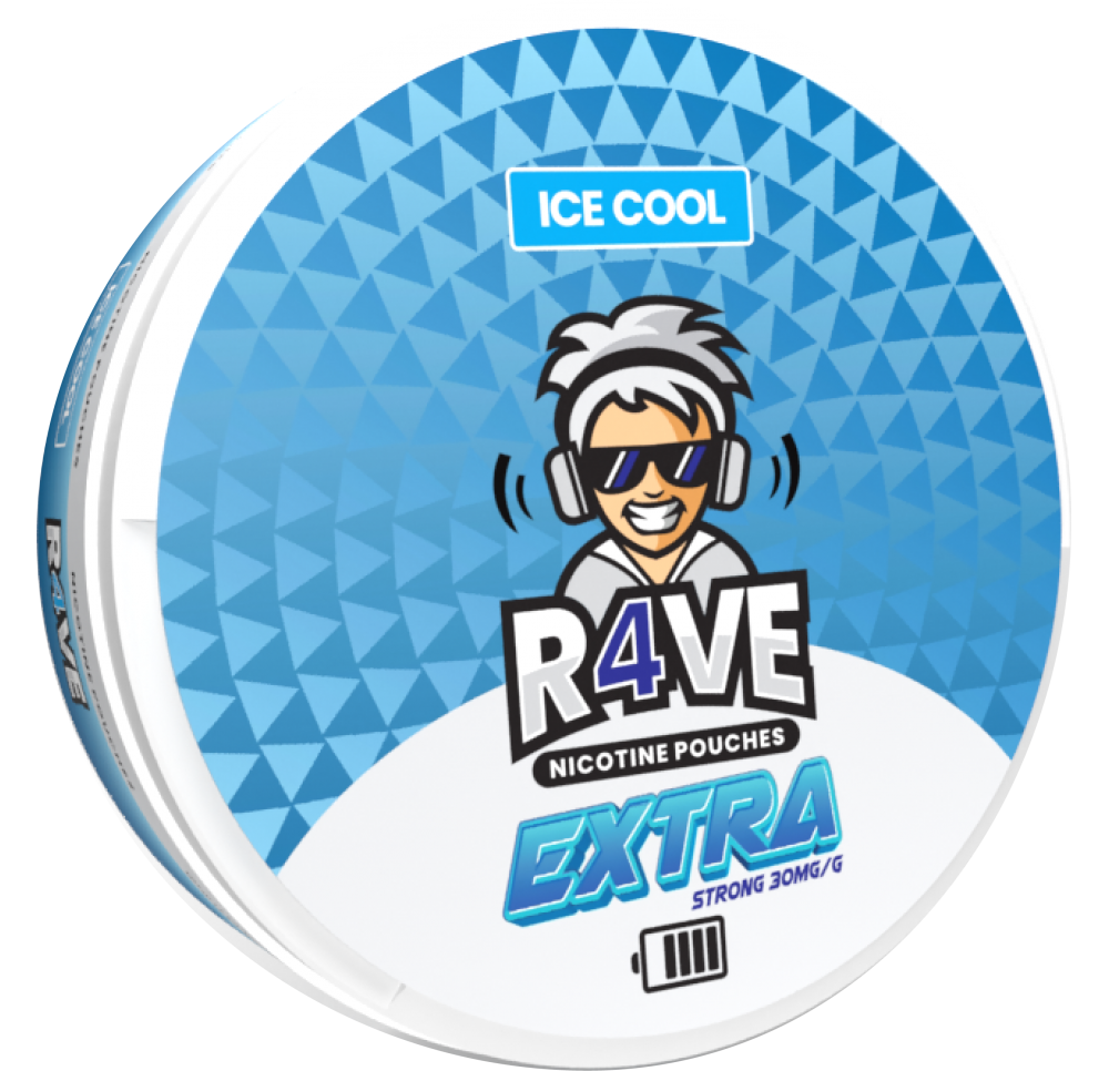 R4VE Nicotine Pouches ICE COOL 30mg/g