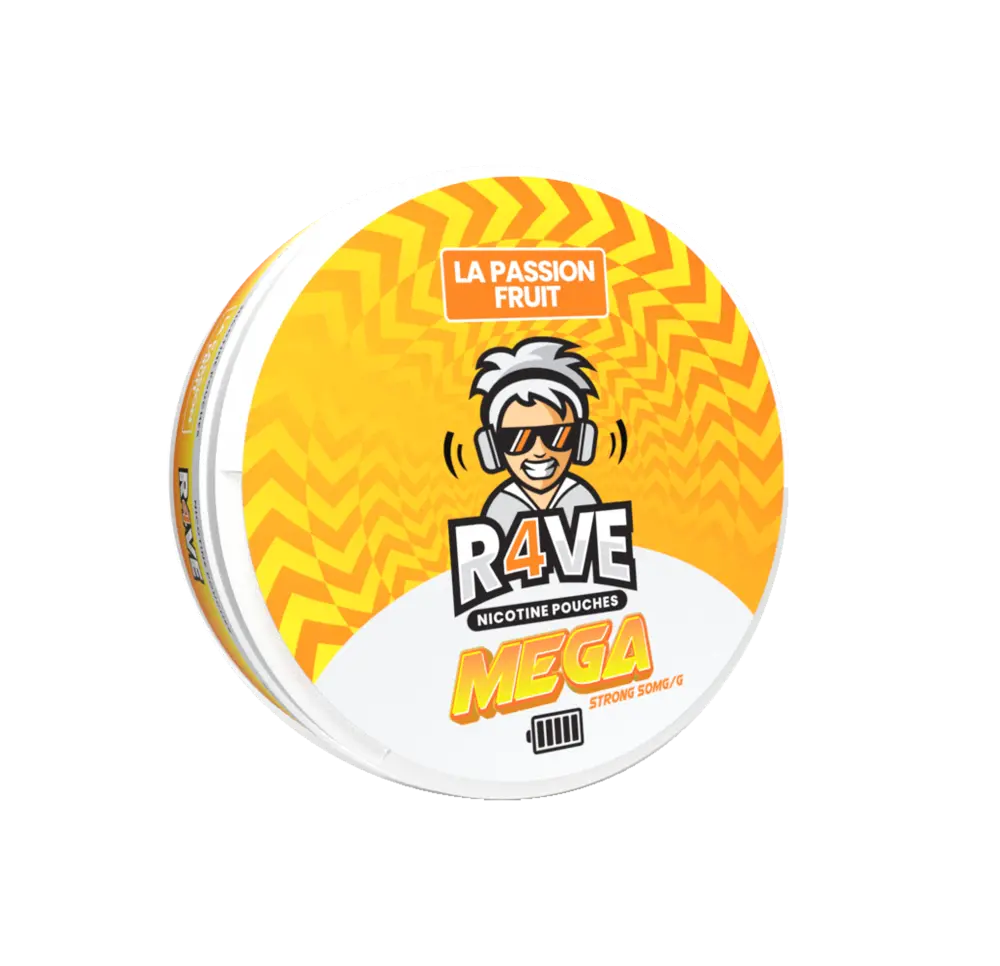 R4VE Nicotine Pouches LA PASSION FRUIT 50mg/g