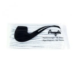 Czyściki na Druciku do Bong/Shish/Fajek 16 cm BIAŁY - 100 szt.