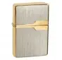 Tasman BRASS Milano Gold-Silver Lighter