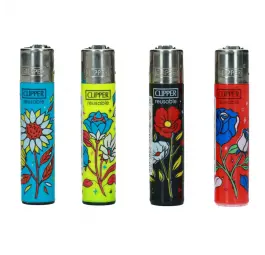 Zapalniczka Krzesiwowa CLIPPER "Fall Flowers" - Wzór Kwiatowy