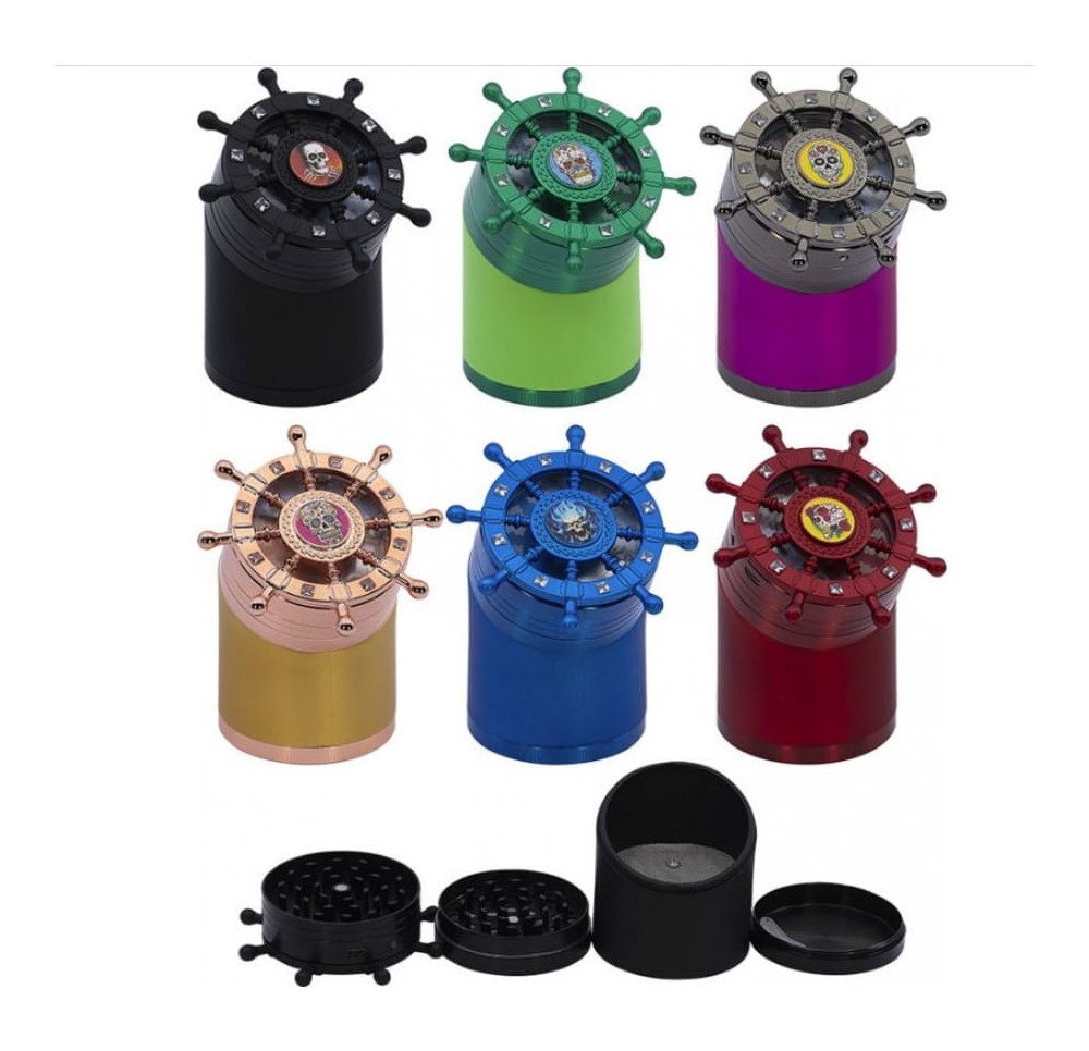 Ster Metal-Acrylic Grinder 4-Part 6 cm MIX of colours