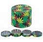 Leafy Metal Grinder 4-Part 5.5 cm