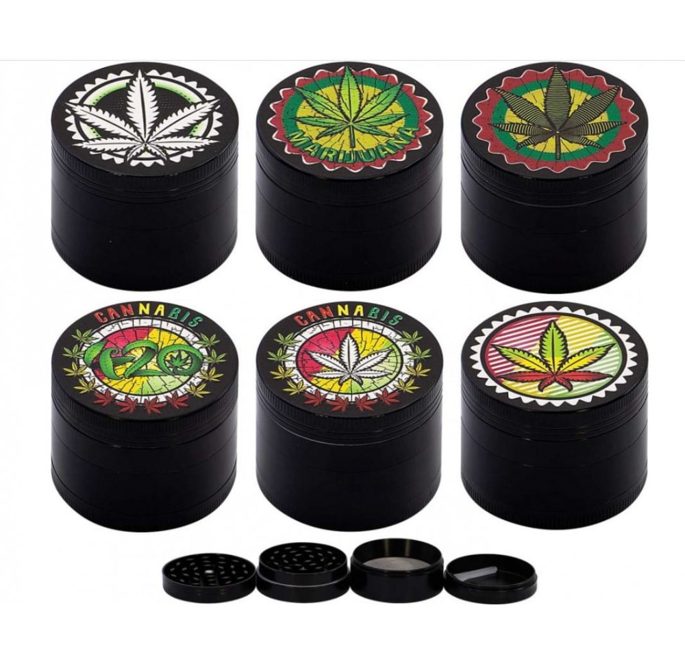 Canna Metal Grinder 4-Part 5.5 cm Pattern MIX