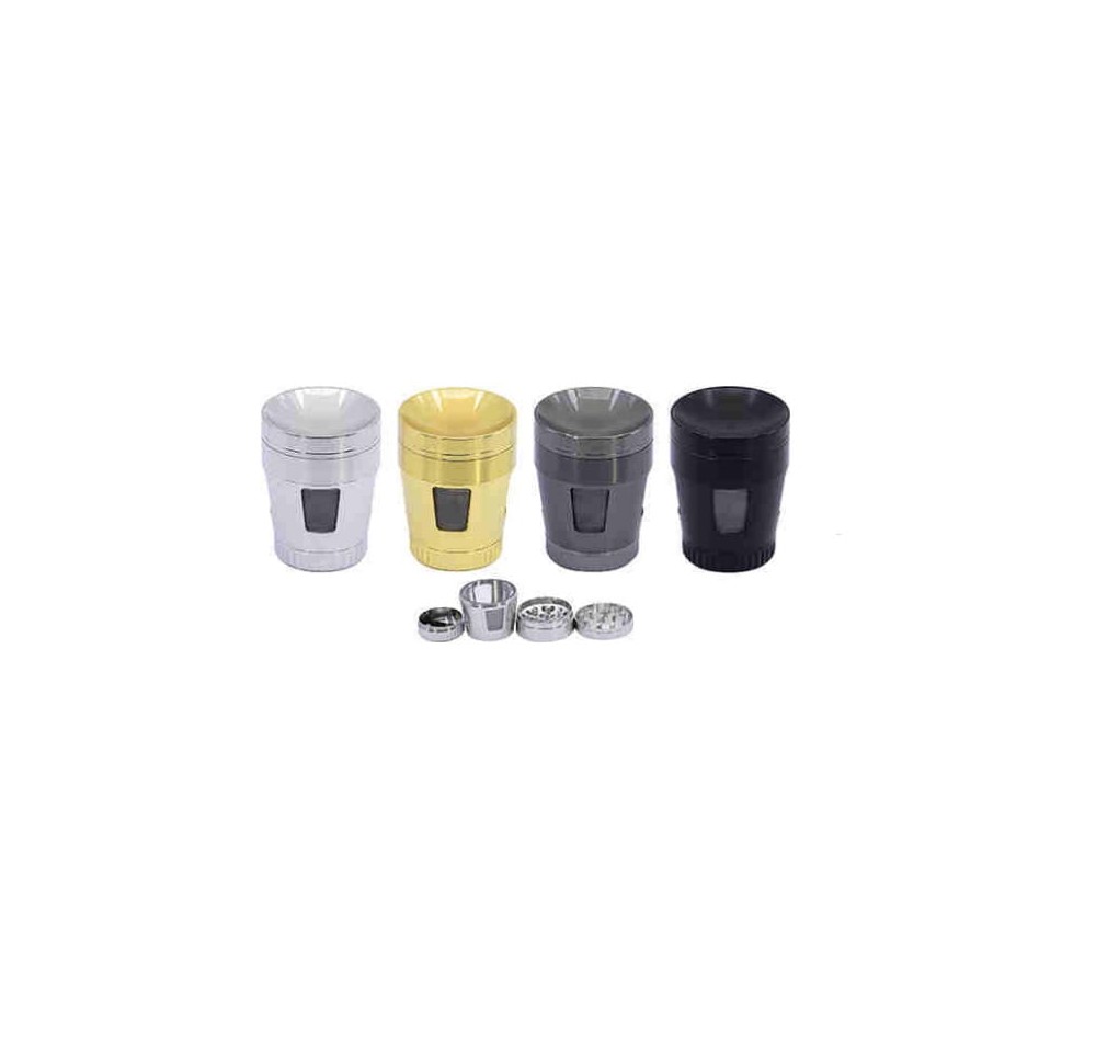 Funnel Metal Grinder 4-Part 5 cm Color MIX