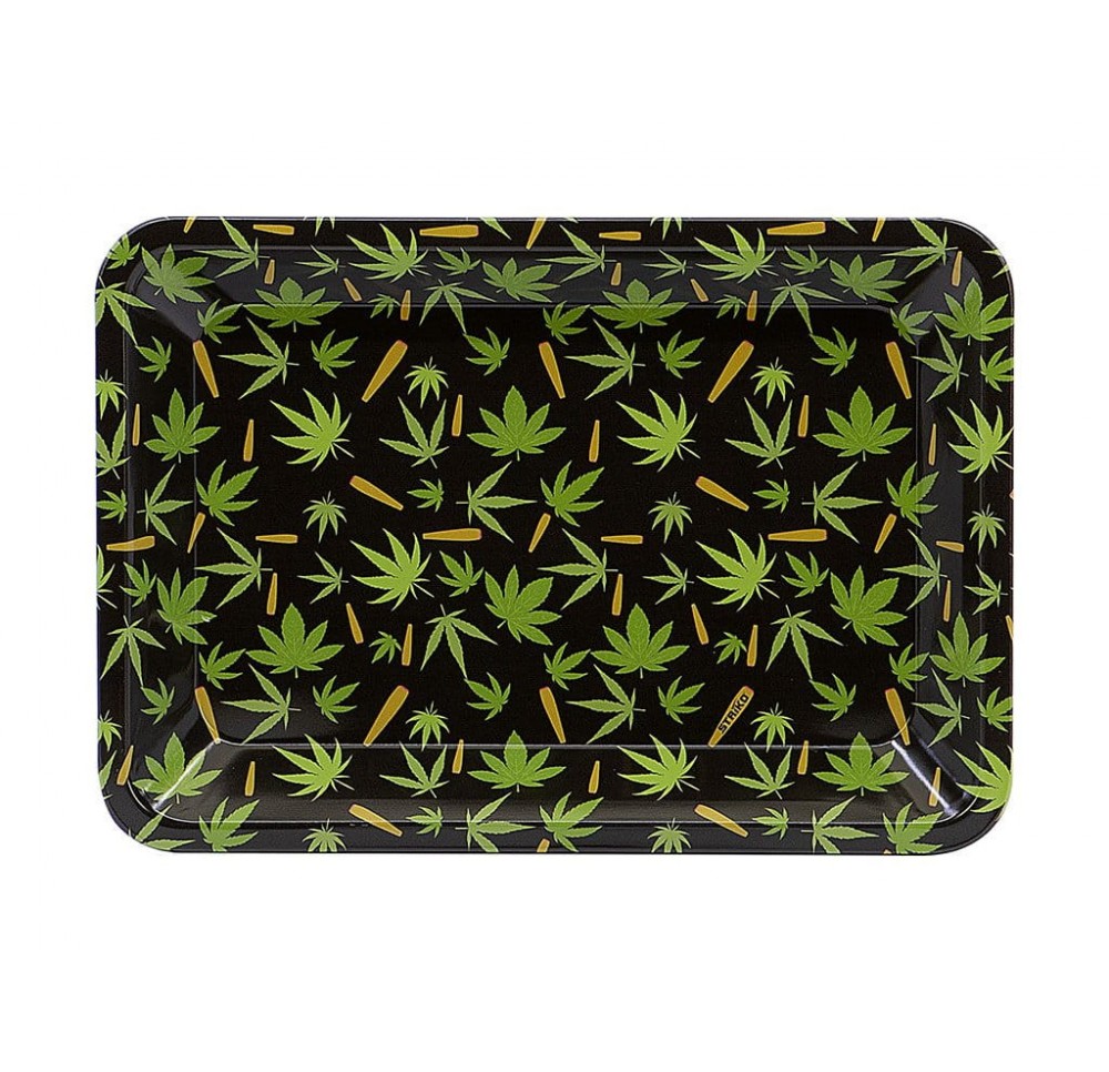 Metal Tray "Ganja Forest" 18x12.5 cm