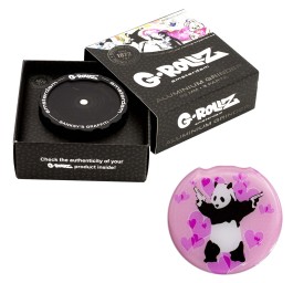 Młynek Metalowy G-Rollz Banksy Panda 3-częściowy 53 mm - Grinder do suszu