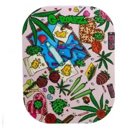 Pokrywka Magnetyczna na Tackę "G-Rollz Amsterdam Picnic Checked" 18x14 cm