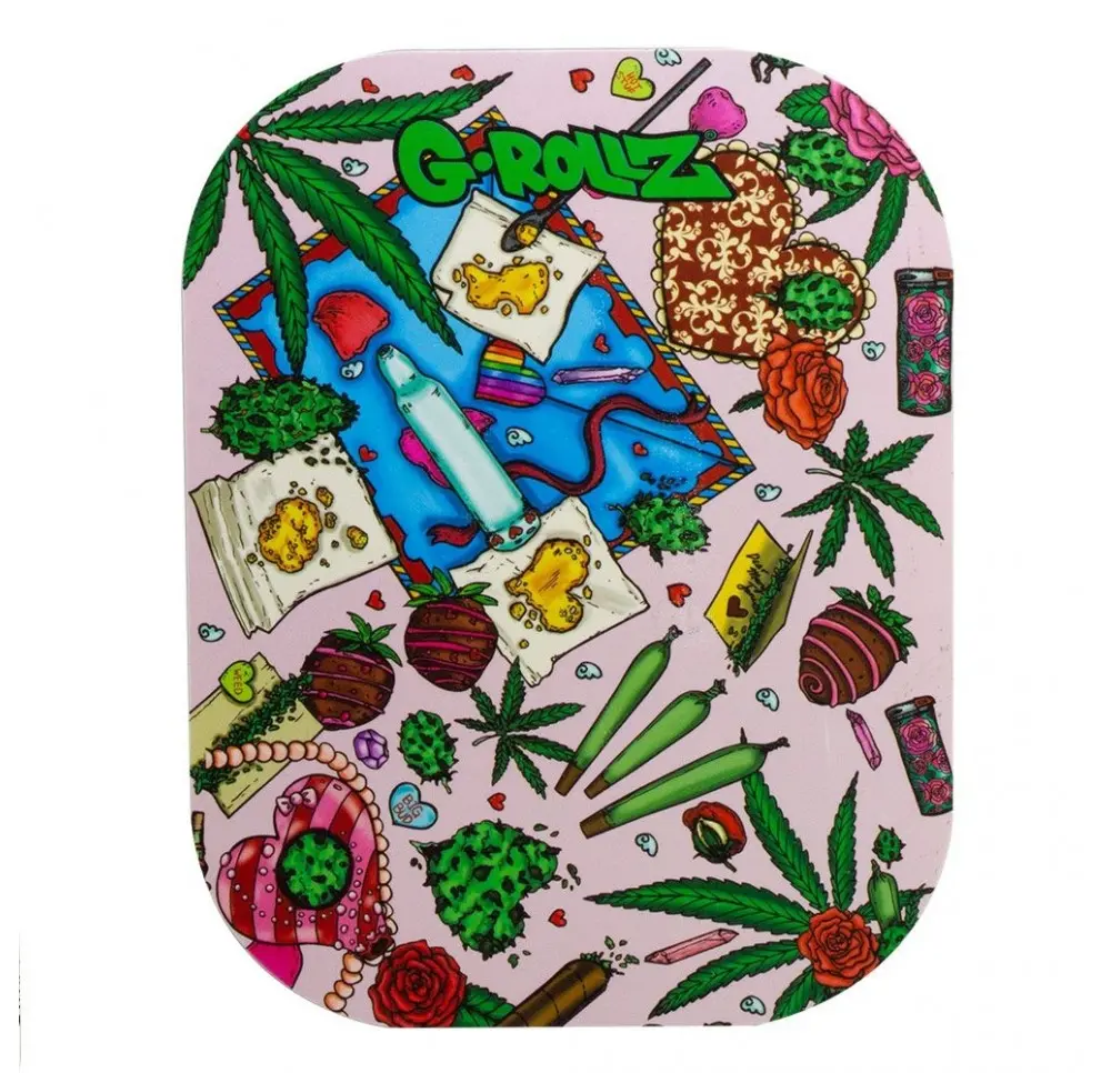 Pokrywka Magnetyczna na Tackę "G-Rollz Amsterdam Picnic Checked" 18x14 cm