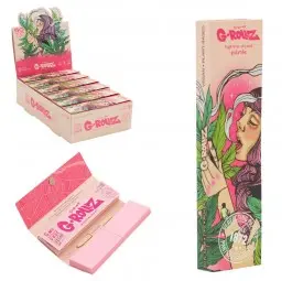 G-Rollz Colossal Dream +Tips Pink King Size Slim Rolling Papers