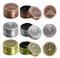 Amsterdam Leaf Metal Grinder 3-piece 40mm MIX