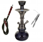 Fajka wodna / Shisha 1-wężowa czarna - BLACK 28cm