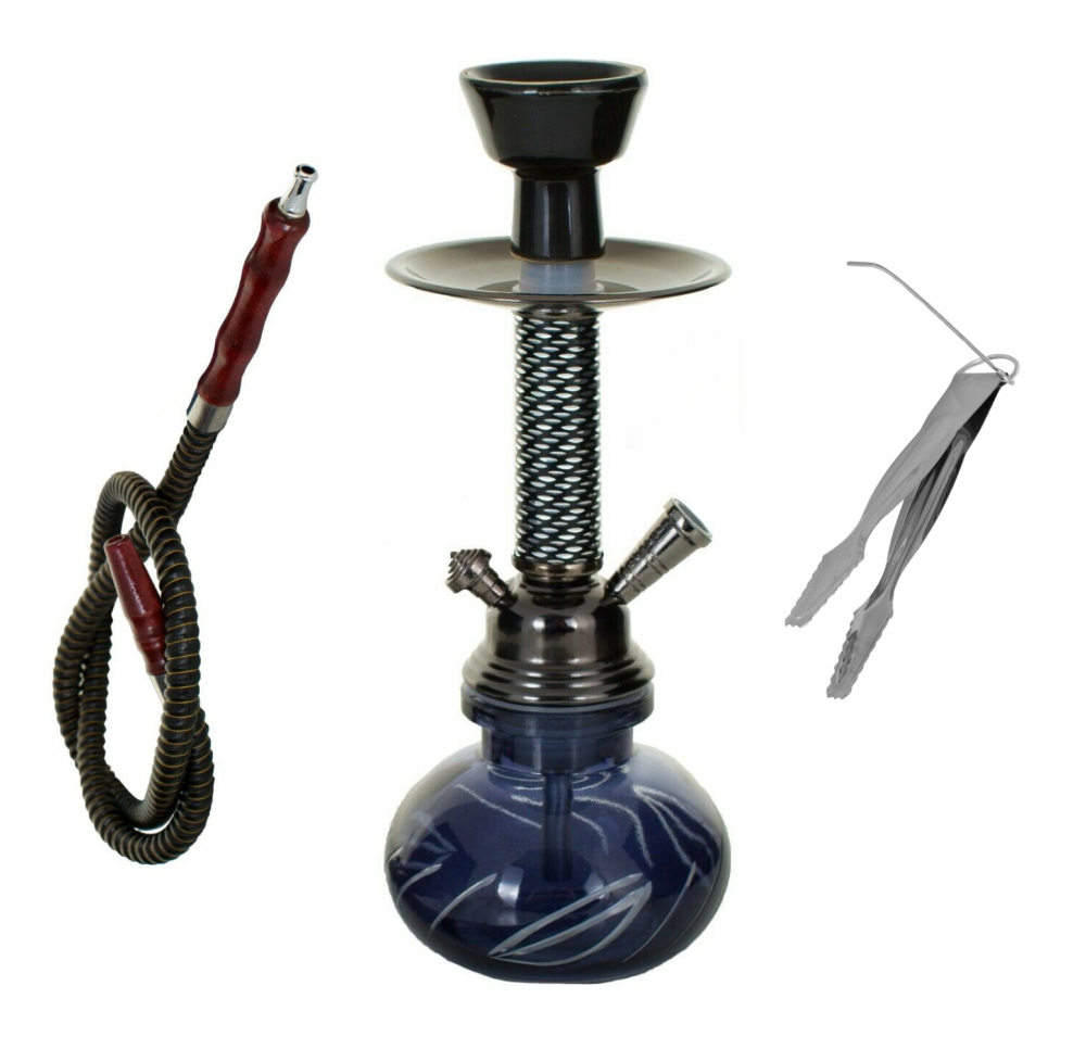 Fajka wodna / Shisha 1-wężowa świder - DRILL 28cm