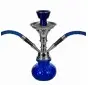 BLUE 28cm Dual-Hose Water Pipe / Shisha