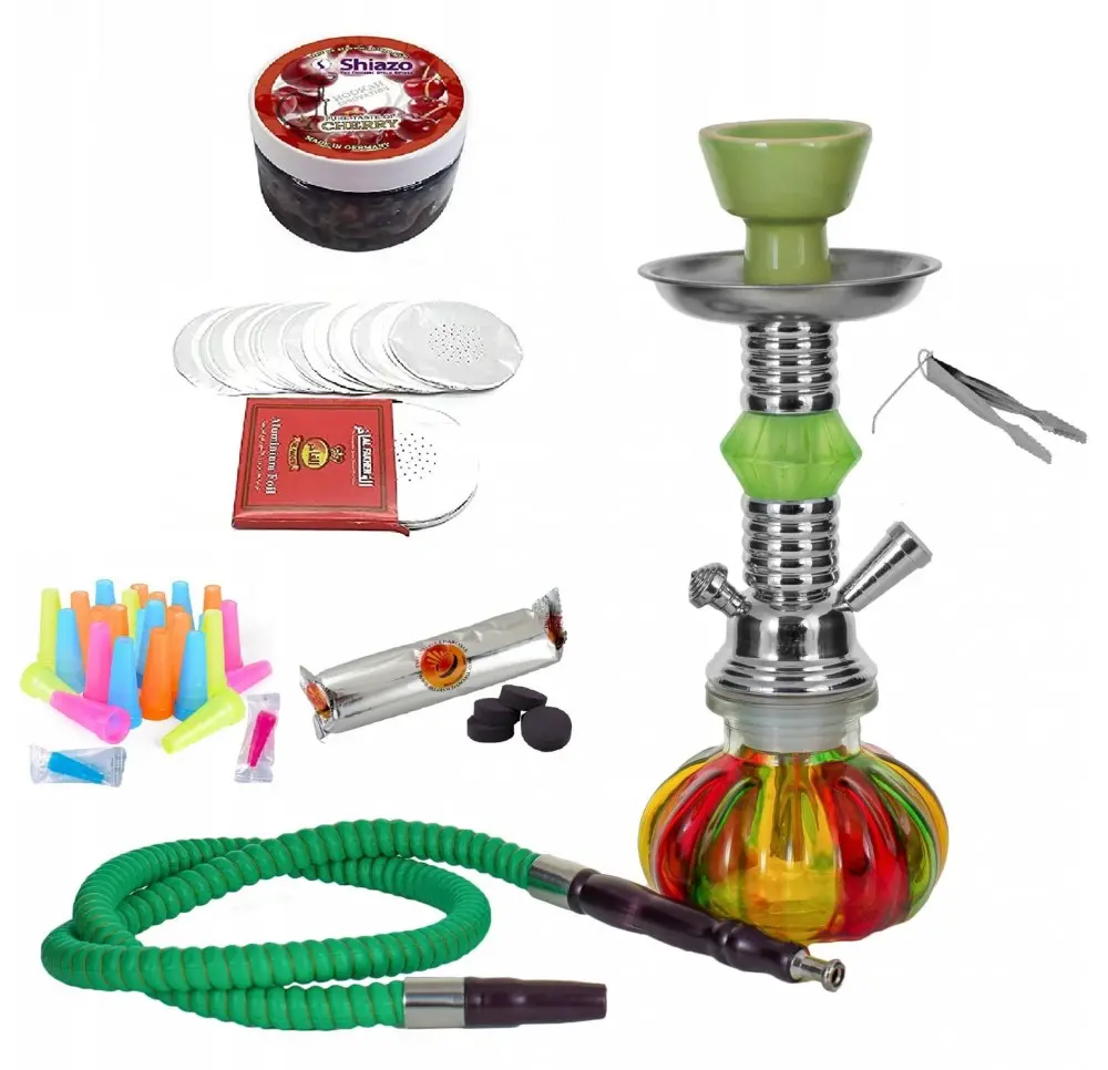 JAMAJCA 28cm Single-Hose Water Pipe Set / Shisha