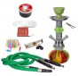 JAMAJCA 28cm Dual-Hose Water Pipe Set / Shisha