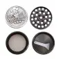 Amsterdam Leaf Metal Grinder 4-piece 40mm MIX