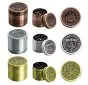 Amsterdam Green Metal Grinder 4-piece 40mm MIX