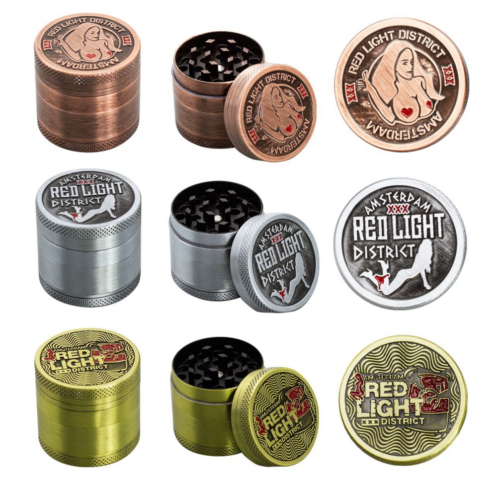 Red Light Metal Grinder 4-piece 40mm MIX