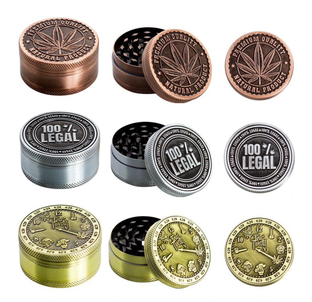 Amsterdam 420 Metal Grinder 3-piece 50mm MIX