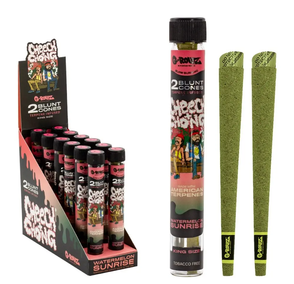 G-Rollz Watermelon Sunrise Pre-Rolled Papers 2 pcs.