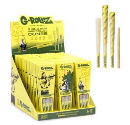 Bibułki Skręcone G-Rollz Banksy Bamboo KS 3 szt.
